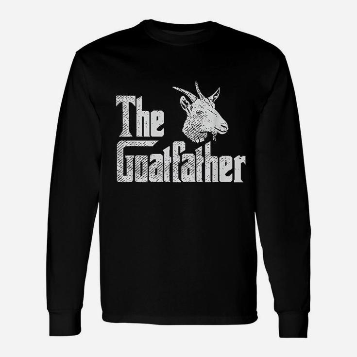 Goatfather Goat Dad, dad birthday gifts Long Sleeve T-Shirt