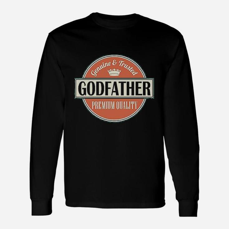 Godfather Fathers Day Vintage Long Sleeve T-Shirt