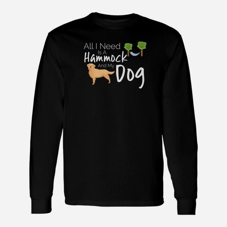 Golden Retriever s Dog Hammock Camping Travel Long Sleeve T-Shirt