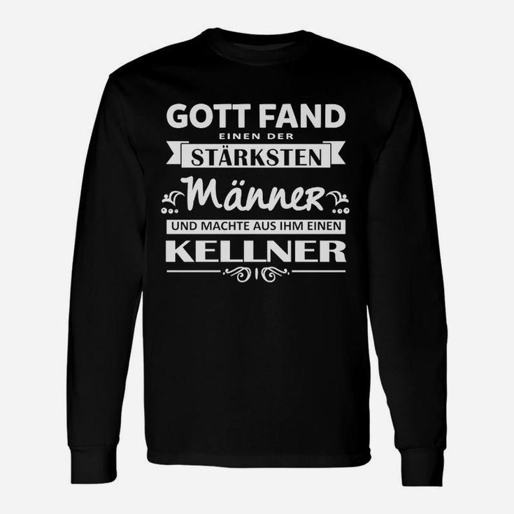 Grafik-Langarmshirts für Kellner: Stärkster Mann wurde Kellner