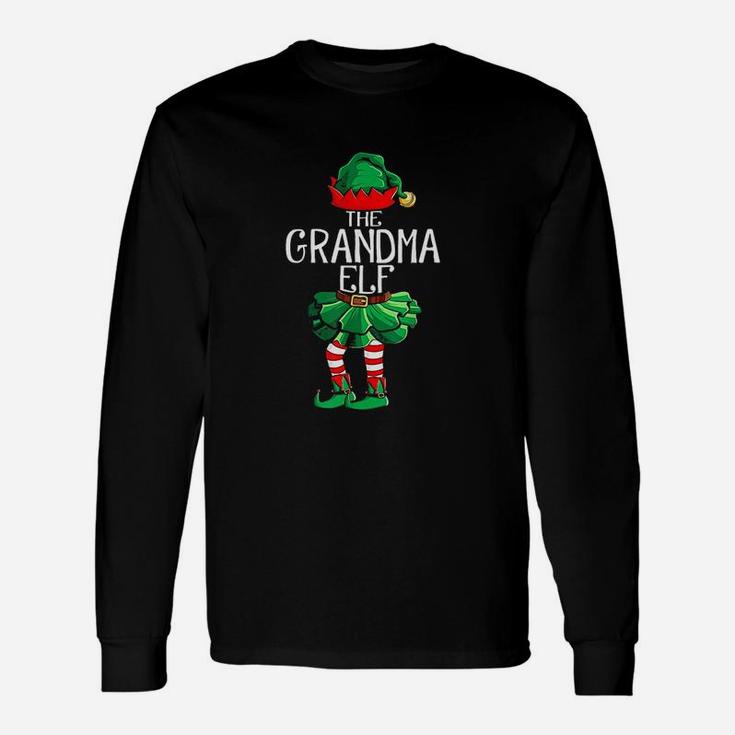 The Grandma Elf Group Matching Christmas Long Sleeve T-Shirt
