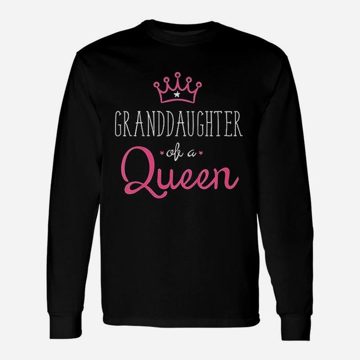 Grandma Granddaughter Matching Queen Princess Long Sleeve T-Shirt