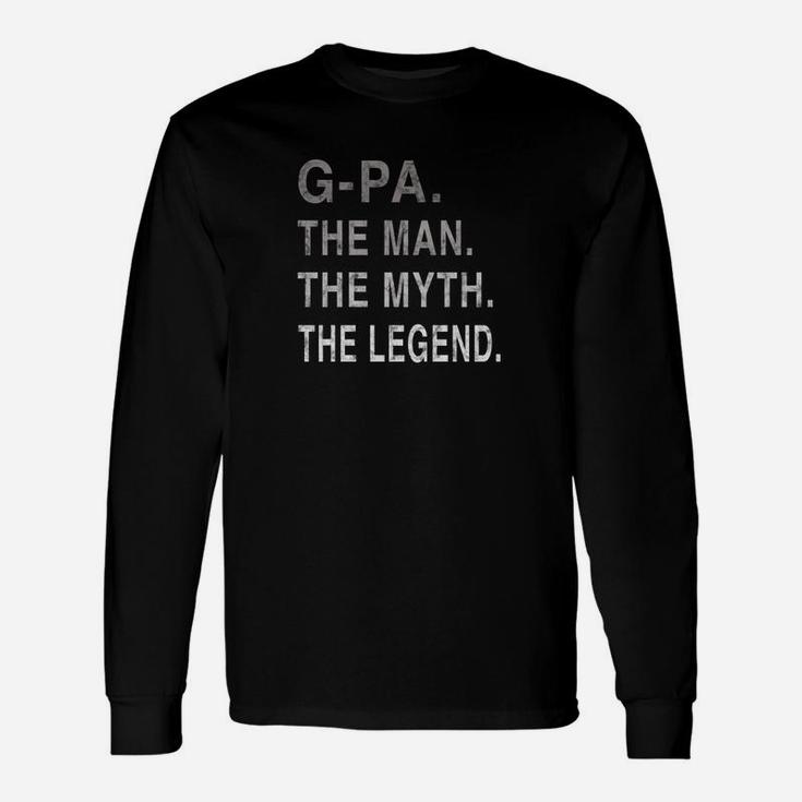Grandpa Grandfather Gpa The Legend Long Sleeve T-Shirt