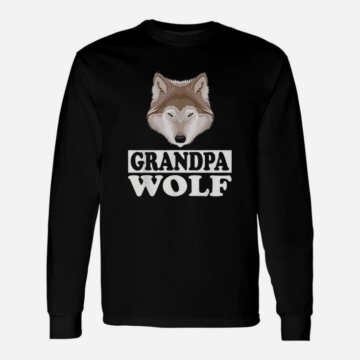 Grandpa Wolf Grandfather , best christmas gifts for dad Long Sleeve T-Shirt