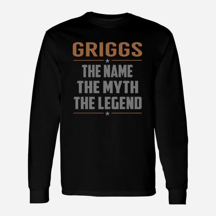Griggs The Name The Myth The Legend Name Shirts Long Sleeve T-Shirt