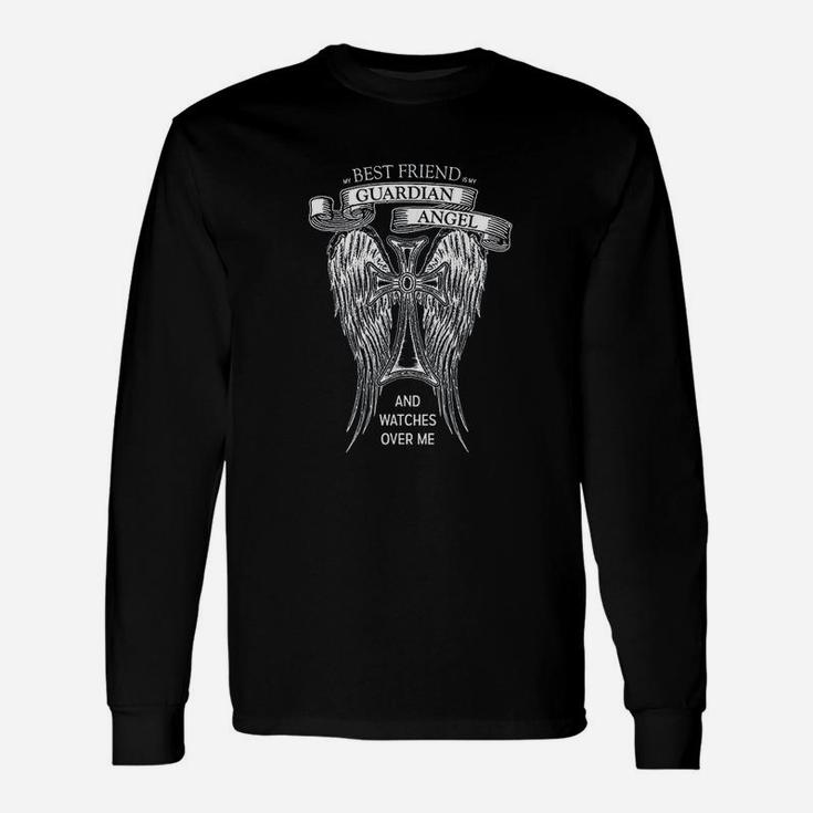 Guardian Best Friend Memorial, best friend birthday gifts, gifts for your best friend, gift for friend Long Sleeve T-Shirt
