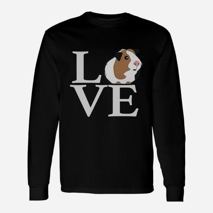 Guinea Pig Hoodie For Guinea Pig Owner Long Sleeve T-Shirt