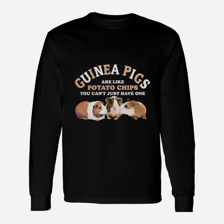 Guinea Pigs Are Like Potato Chips Guinea Pig T-shirt Long Sleeve T-Shirt