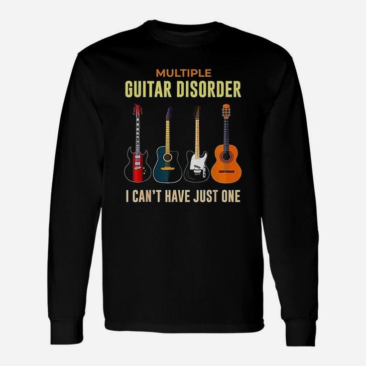 Guitar Acoustic Electric Bass Guitar For Bassist Player Long Sleeve T-Shirt