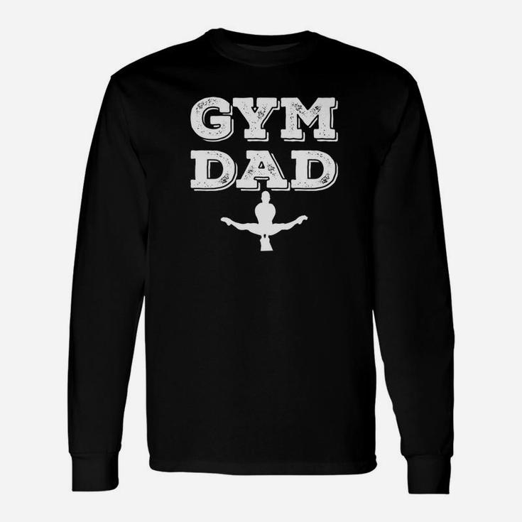 Gymnastic Dad Gym Father Fathers Day Premium Long Sleeve T-Shirt