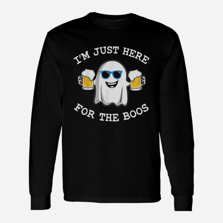 Halloween I Am Just Here For The Boos Costume Long Sleeve T-Shirt
