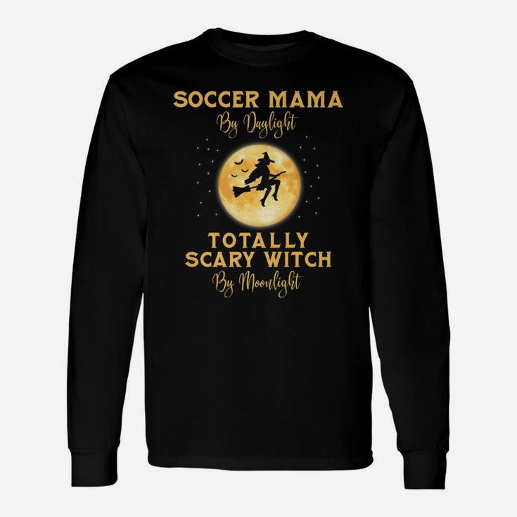 Halloween Soccer Mama Mom Witch Long Sleeve T-Shirt