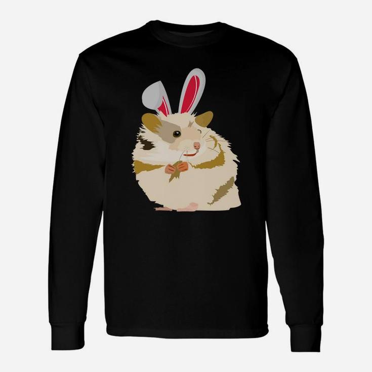 Hamster Easter Bunny Shirt Black Youth B079zpvm91 1 Long Sleeve T-Shirt