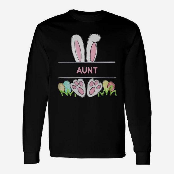 Happy Easter Bunny Aunt Cute Long Sleeve T-Shirt