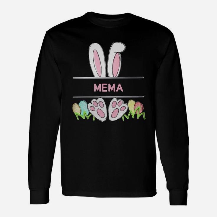Happy Easter Bunny Mema Cute Long Sleeve T-Shirt