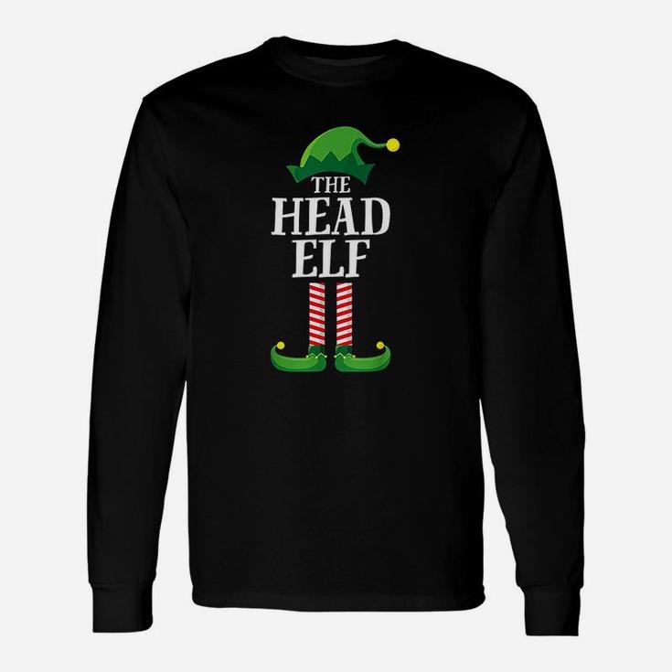 Head Elf Matching Group Christmas Long Sleeve T-Shirt