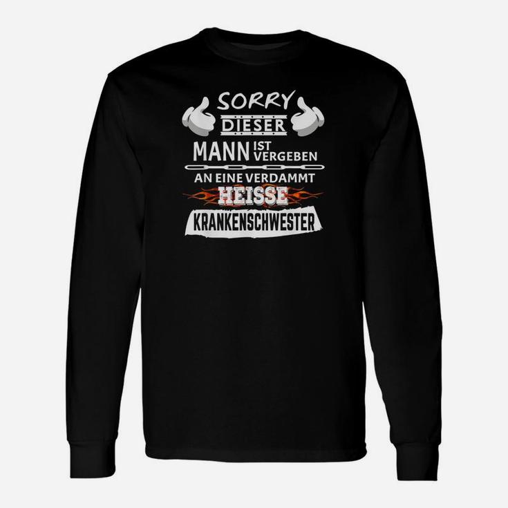 Herren Herren Dieser Mann Ist Vergeben An Krankenschwester Langarmshirts