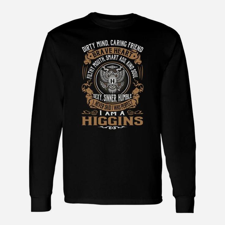 Higgins Last Name, Surname Tshirt Long Sleeve T-Shirt