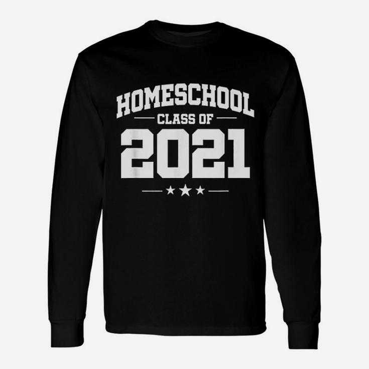 Homeschoo Senior Graduation Class Of 2021 Long Sleeve T-Shirt