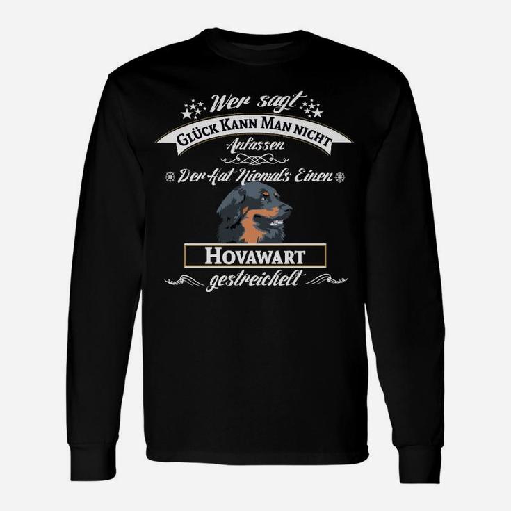 Hovawart Hundeliebhaber Langarmshirts, Glück & Hovawart Spruch