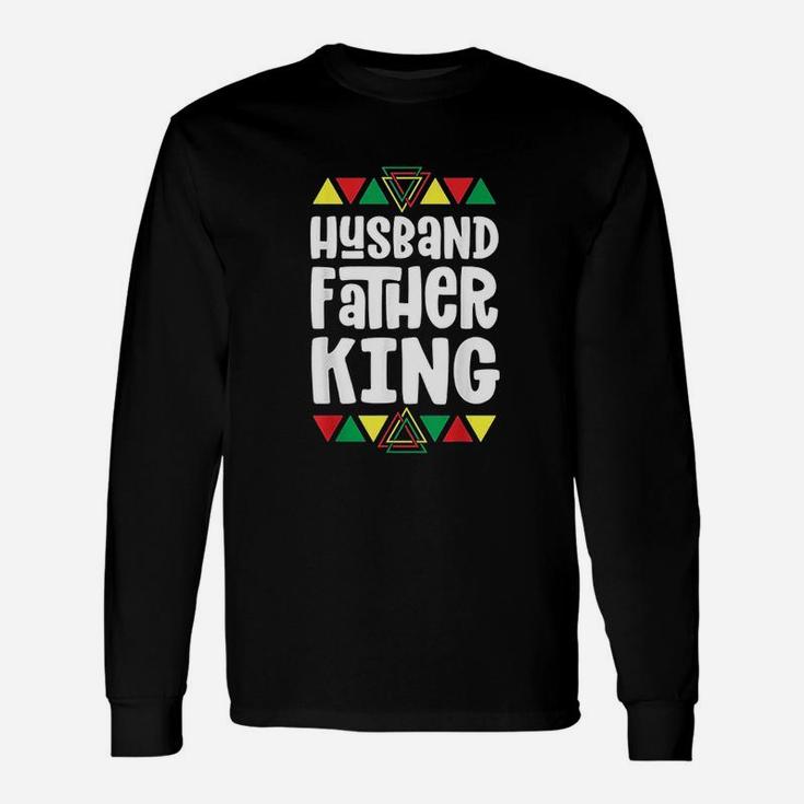 Husband Father King, best christmas gifts for dad Long Sleeve T-Shirt