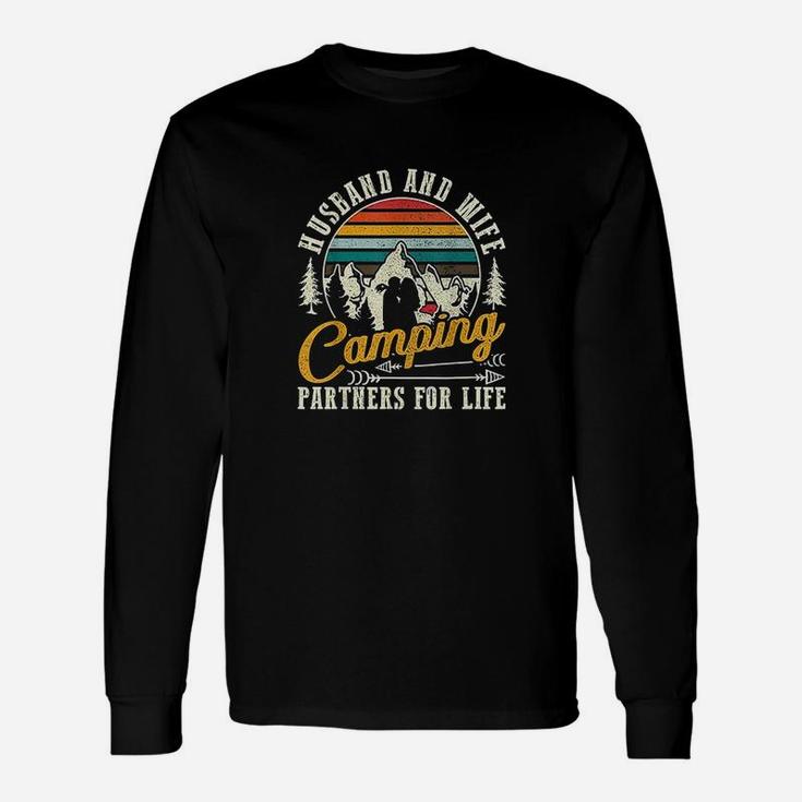 Husband And Wife Camping Partners For Life Sweet Long Sleeve T-Shirt