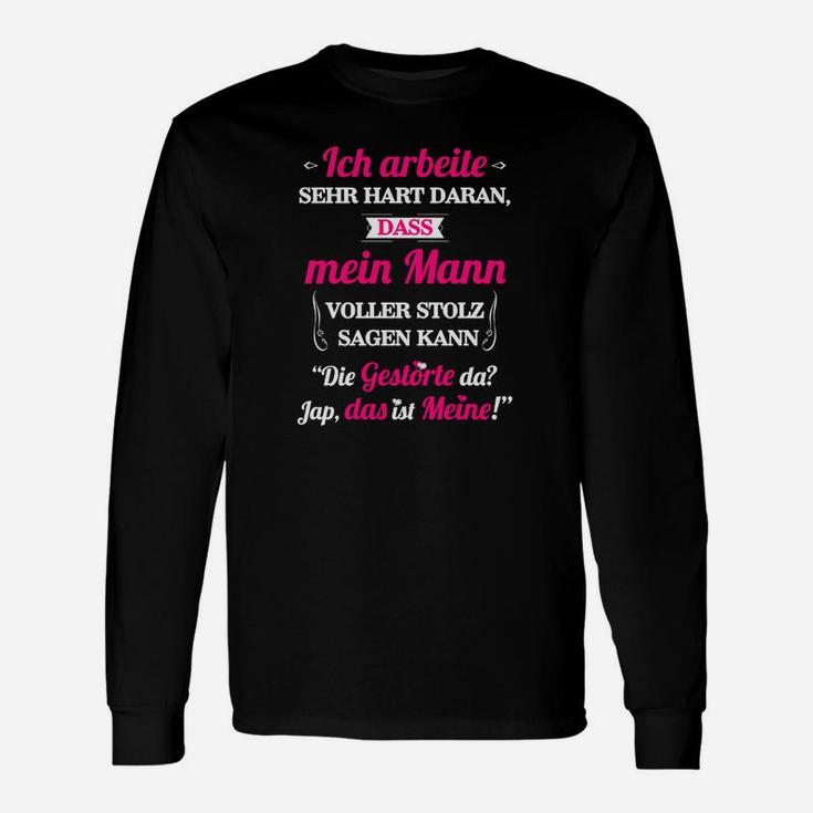 Ich Bin In Der Art Hart Daran Gestörte Langarmshirts