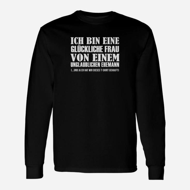 Ich Bin Ein Glückliches Frau V1 Langarmshirts