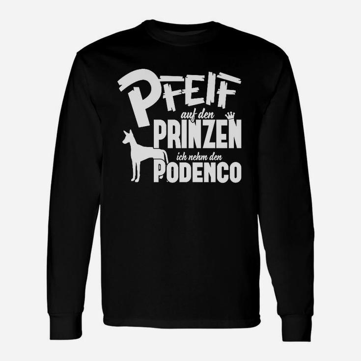 Ich Nhm Den Podenco Sonderedition Langarmshirts