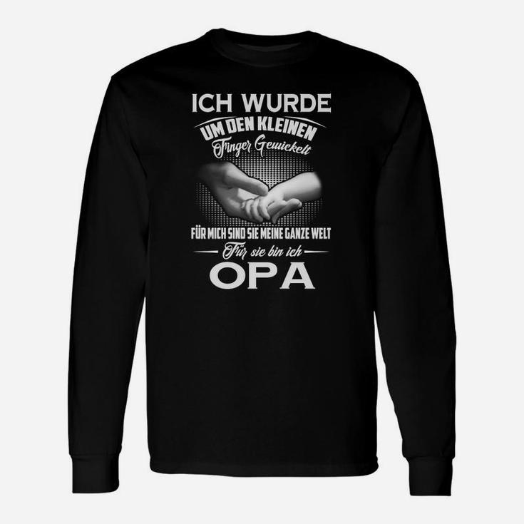 Ich Wurde Um Den Kleinen Finger Gewickelt Langarmshirts, Großväter Edition