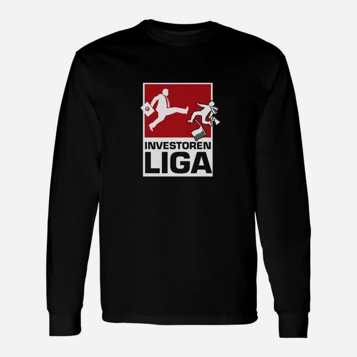 Investoren Liga Themen-Langarmshirts, Grafik-Design für Finanzfans