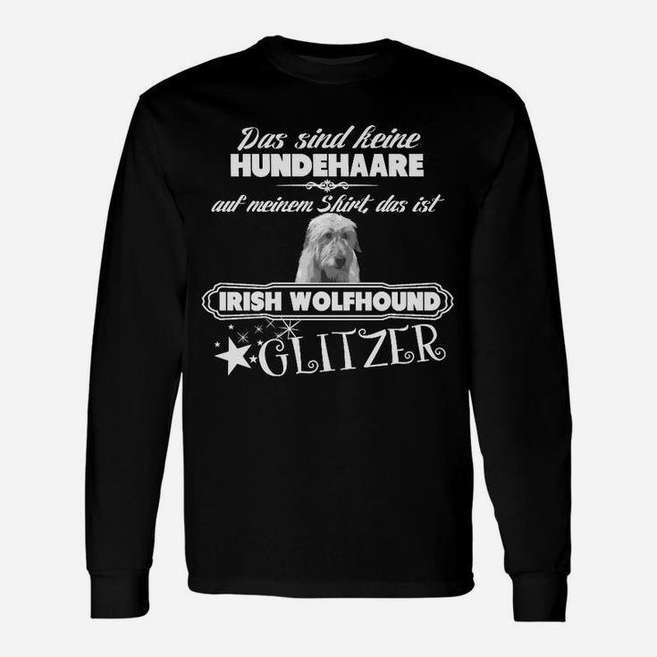 Irish Wolfhound Glitzer Langarmshirts