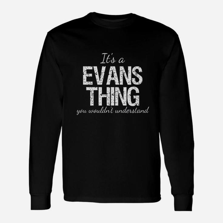Its A Evans Thing Heritage Reunion Long Sleeve T-Shirt