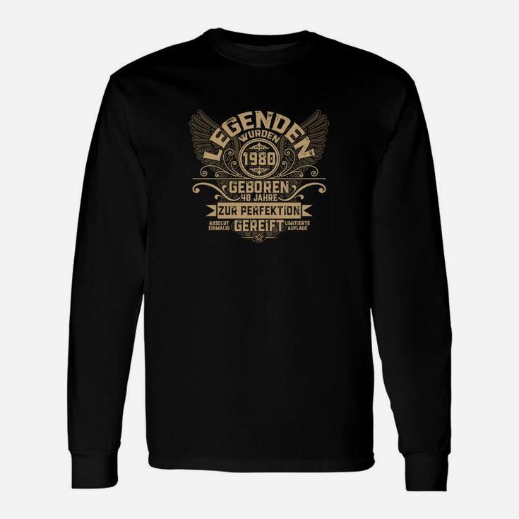 Jahrgang 1980 40 Jahre 2020 Geschenk Lustig Langarmshirts