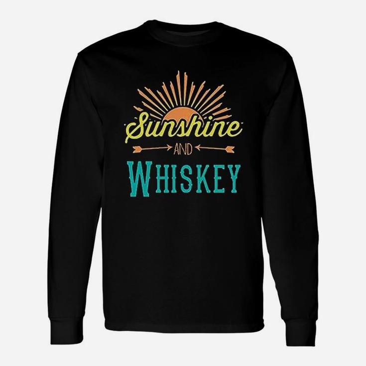 July 4th Sunshine And Whiskey Sleeveless Athletic Long Sleeve T-Shirt