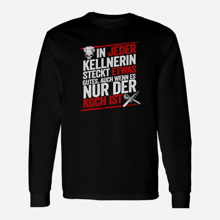 Kellnerin Lustiges Langarmshirts, Gastronomie Personal Spruch Tee