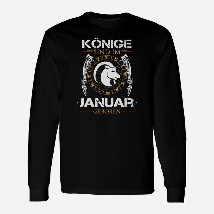 Könige Sind Im Januar Geboren Langarmshirts