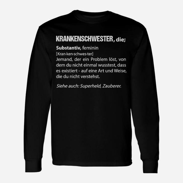 Krangeschwester Wörterbuch Nur Online- Langarmshirts