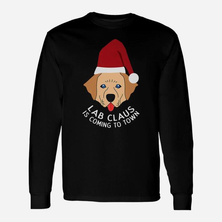 Labclaus Santa Lab Labrador Dog Ugly Christmas Long Sleeve T-Shirt