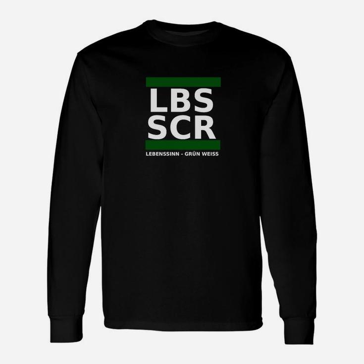 Lebensinn Scr Grün Weiss Langarmshirts