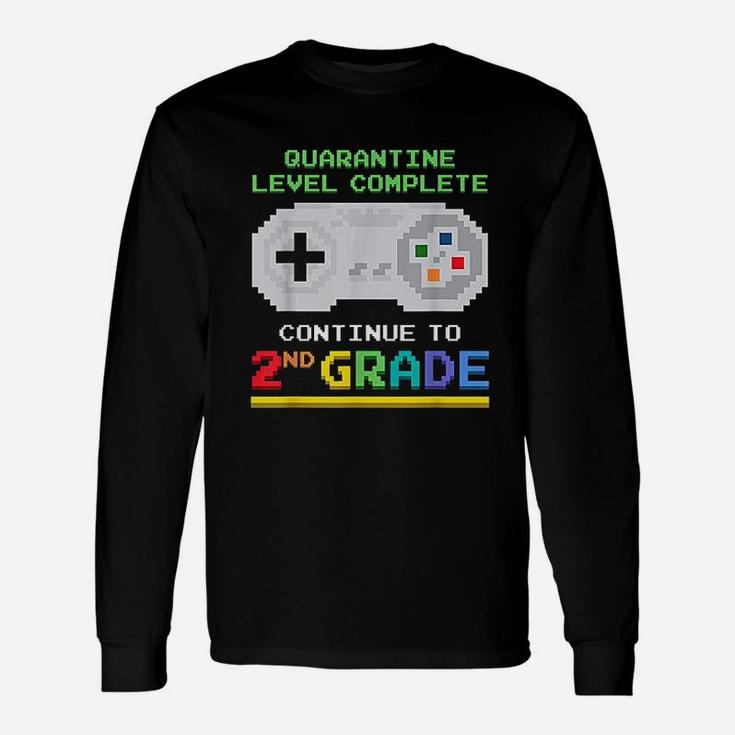 Level Complete 2nd Grade Gamer Back To School Long Sleeve T-Shirt