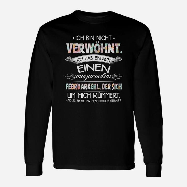 Lidopi Februar Frauen Geburtstagsgeschenk Langarmshirts