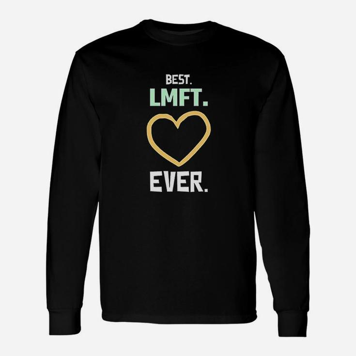 For Lmft Licensed Marriage And Therapist Heart Long Sleeve T-Shirt
