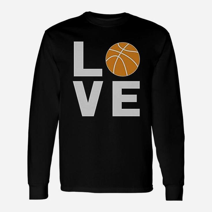 Love Basketball Basketball Fans Player Cool Long Sleeve T-Shirt