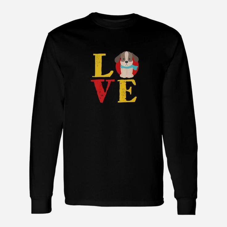I Love Beagle For Dog Lover Animal Rescue Puppy Long Sleeve T-Shirt
