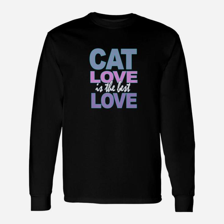I Love Cats Ca For Cat Lover Cat Owner Long Sleeve T-Shirt