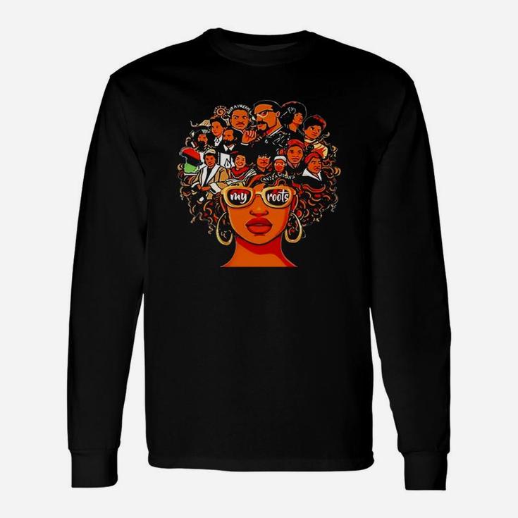 I Love My Roots T-shirt Black History Month Black Women B079z29cpf 1 Long Sleeve T-Shirt