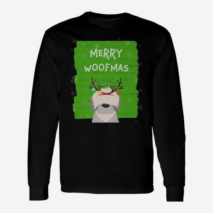 With Lovely Dog For Christmas Holidays Long Sleeve T-Shirt