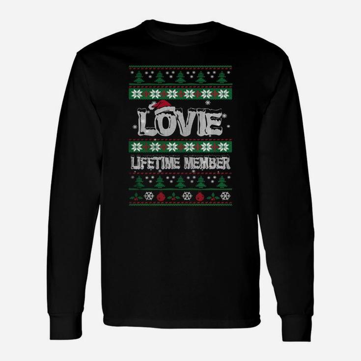 Lovie Ugly Christmas Sweaters Lifetime Member Long Sleeve T-Shirt
