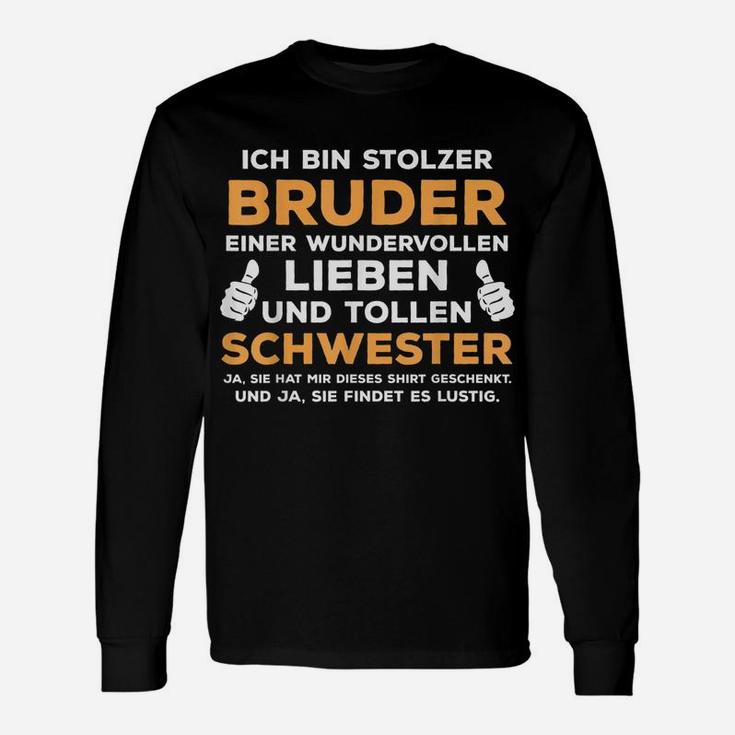 Lustiges Bruder Schwester Geburtstag Ges Langarmshirts